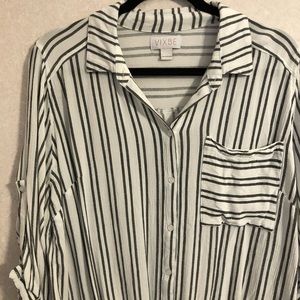 Vixbe Stitch Fix top, striped, size large